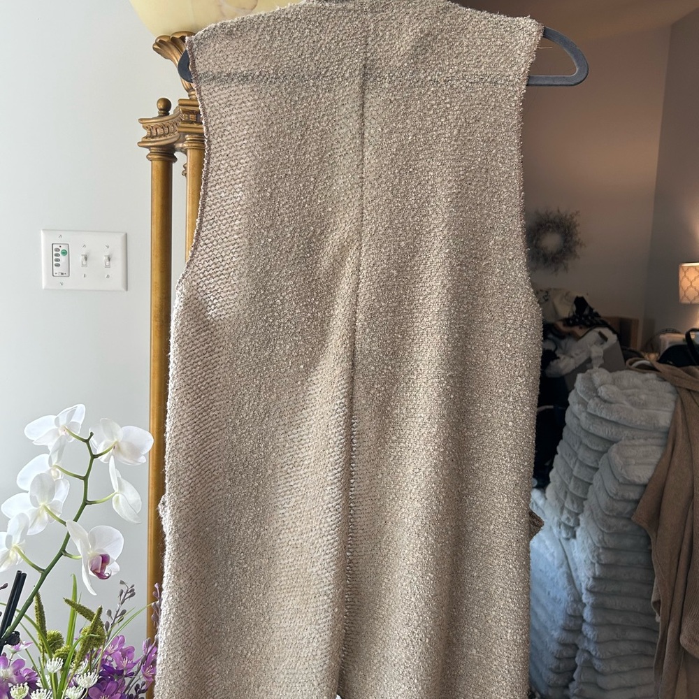 Moda Cream Knit Vest - Picture 3 of 3